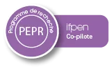 Logo d'IFPEN en tant que co-pilote du PEPR