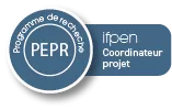 Logo montrant IFPEN en tant que collaborateur projet  