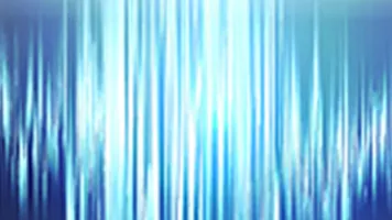 Fond abstrait de traits lumineux bleus verticaux